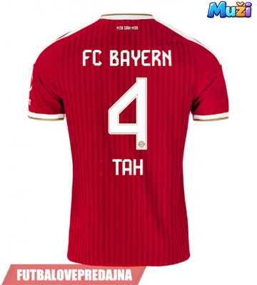 Lacne Muži Futbalové dres Bayern Munich Jonathan Tah #4 2026-27 Krátky Rukáv - Domáci